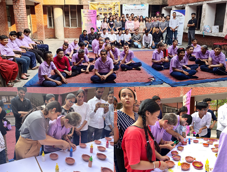 KALAKRITI: DIYA DECORATION WORKSHOP FOR CHILDREN WITH SPECIAL NEEDS BY ENACTUS PANJAB UNIVERSITY